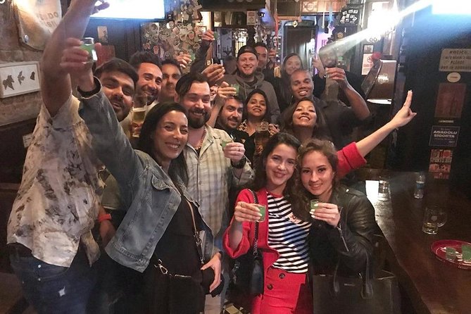 Pub Crawl Istanbul / Rooftop Clubs & Party Bus - The Taksim Square start and the Asmalı Mescit to Nevizade route