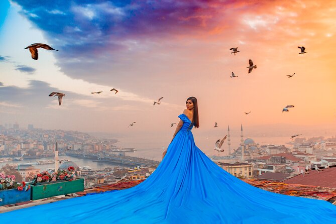 Rooftop Flying Dress Photo Shoot in Istanbul - Key highlights at a glance