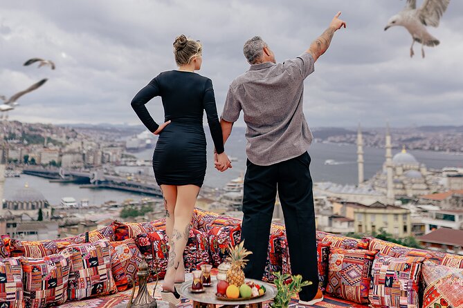 Rooftop Photoshoot in Istanbul - Rooftop time over the Bosphorus Strait