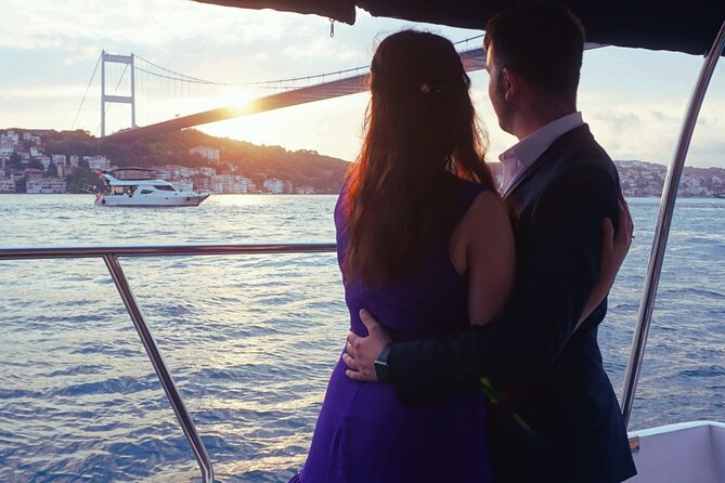 Sunset / Noon Bosphorus Cruise by Private Yacht - Crossing the Europe-Asia bridge zone by sea