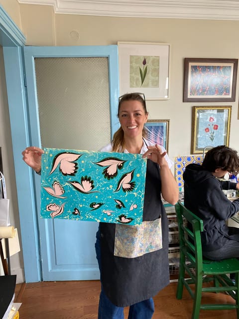 Turkish Marbling Paper Ebru Art Workshop - Key highlights at a glance